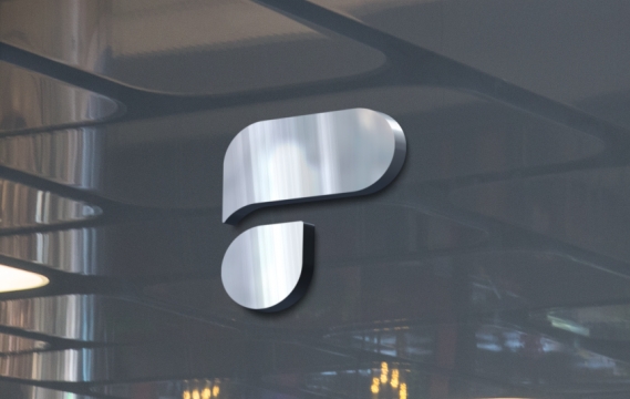 Recollective Logo on Glass