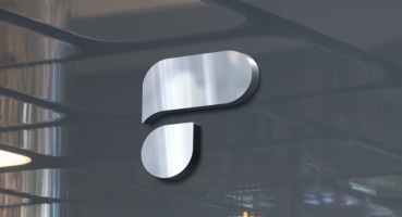 Recollective Logo on Glass